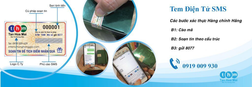 Giải pháp in tem chống hàng giả điện tử SMS