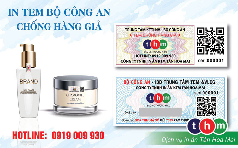 in tem chống hàng giả bộ công an