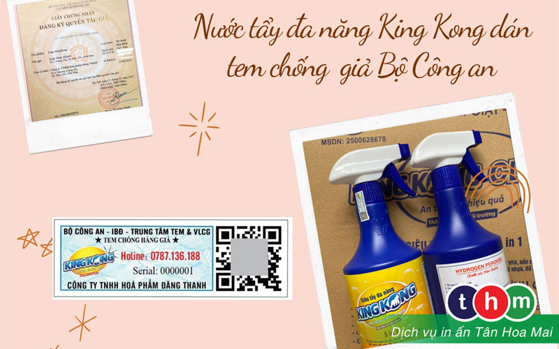 tem chống hàng giả bộ công an tân hoa mai