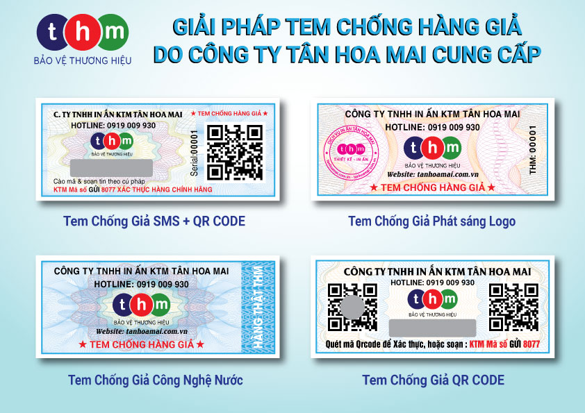 tem chống hàng giả mỹ phẩm tân hoa mai