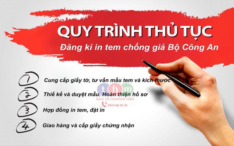 thủ tục in tem chống giả bộ công an tân hoa mai
