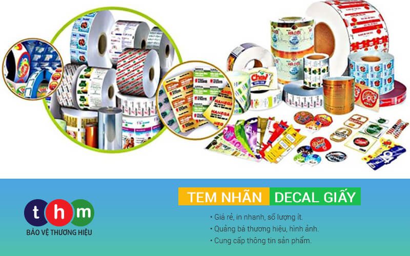 in tem decal giấy giá rẻ tân hoa mai