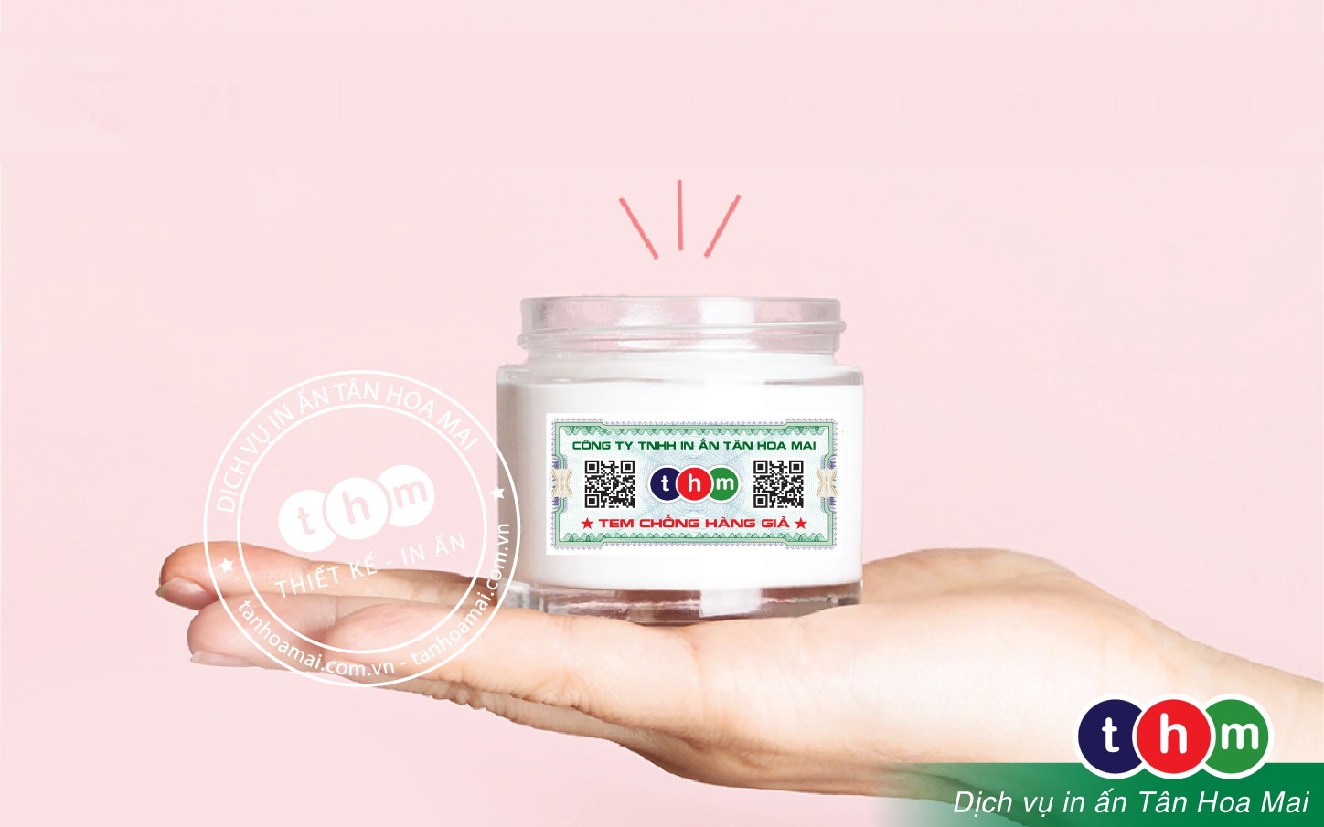 tem chống giả mỹ phẩm tân hoa mai