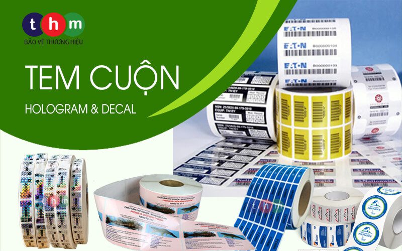 tem cuộn hologram tân hoa mai