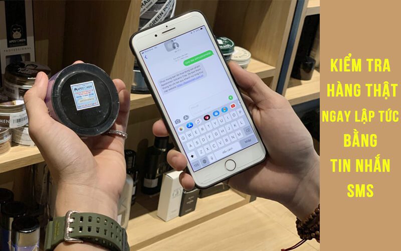 kiểm tra hàng thật ngay lập tức bằng tin nhắn sms tân hoa mai
