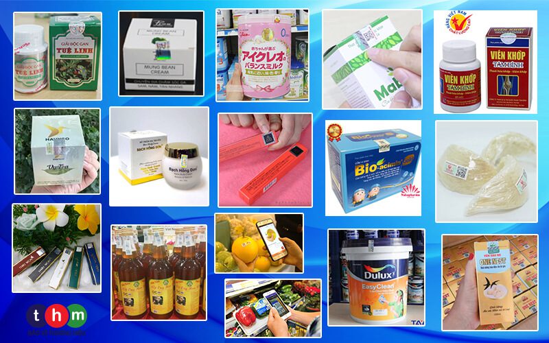 ứng dụng tem chống hàng giả tân hoa mai