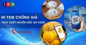 in tem chống giả truy xuất nguồn gốc qr code tân hoa mai