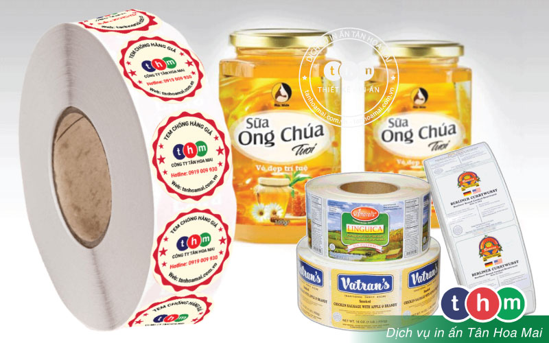 in tem cuộn tân hoa mai