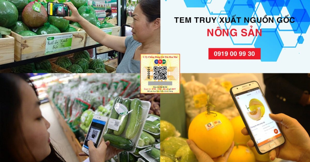 tem truy xuất nguồn gốc nông sản tân hoa mai
