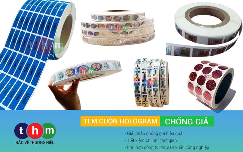 Tem cuộn hologram chống giả Tem cuộn hologram chống giả