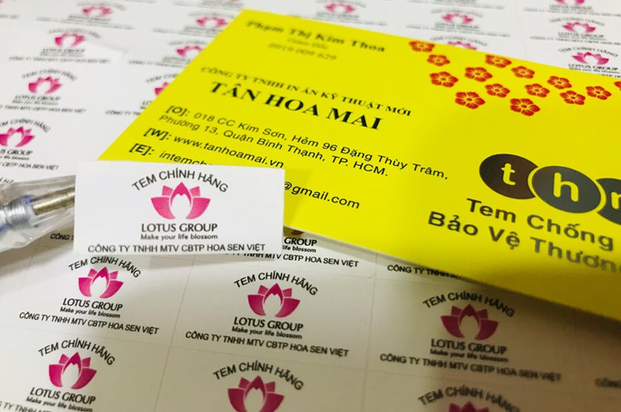 tem decal bể mỹ phẩm tân hoa mai