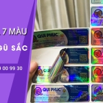 decal 7 màu ngũ sắc tân hoa mai