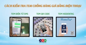 cách kiểm tra tem chống hàng giả bằng điện thoại tân hoa mai