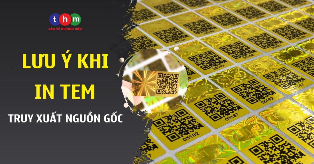 lưu ý khi in tem truy xuất nguồn gốc tân hoa mai