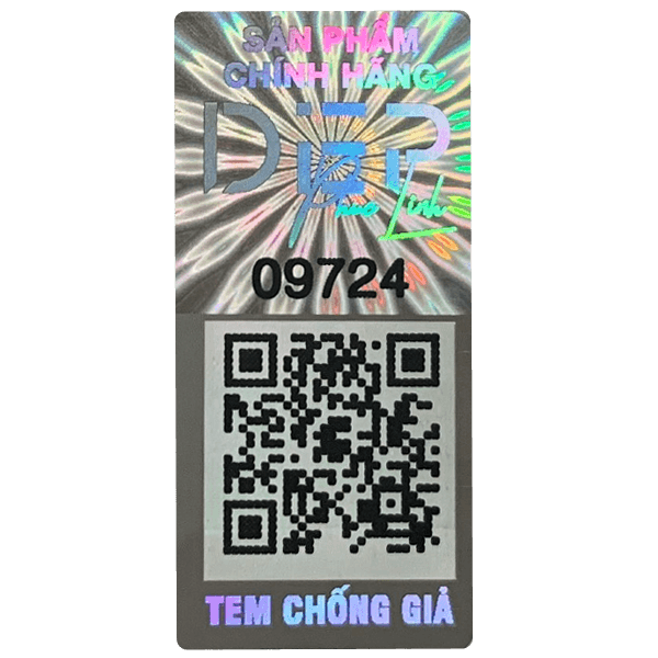 tem truy xuất nguồn gốc hologram