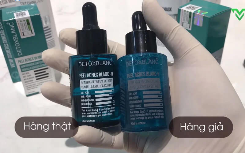 cách kiểm tra hàng chính hãng detox blanc