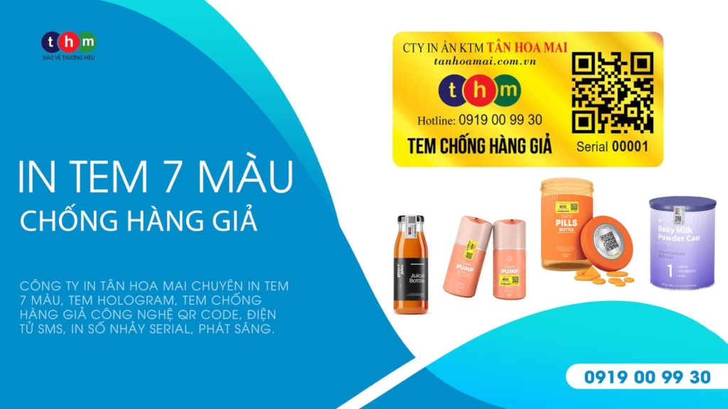 in tem 7 màu chống hàng giả tân hoa mai