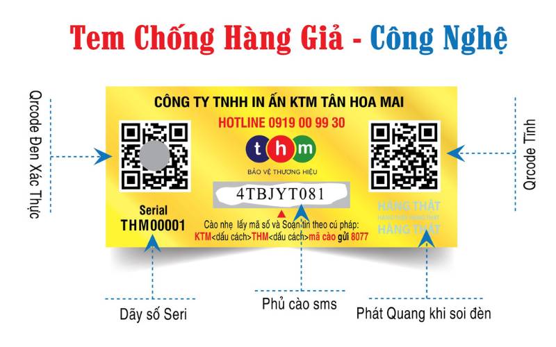 tem 7 màu công nghệ qr code truy xuất nguồn gốc