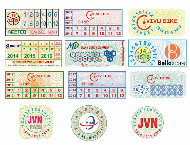 làm tem bảo hành lấy nhanh
