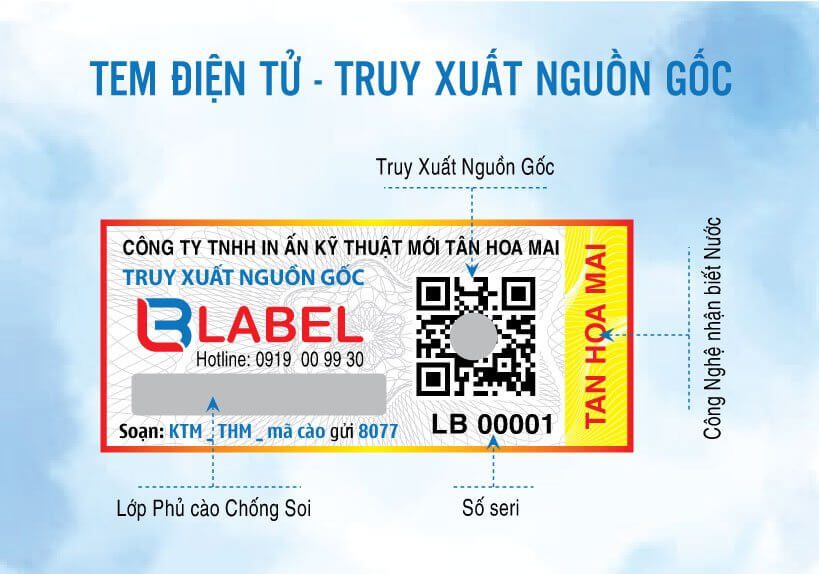 làm tem chống giả qrcode điện tử