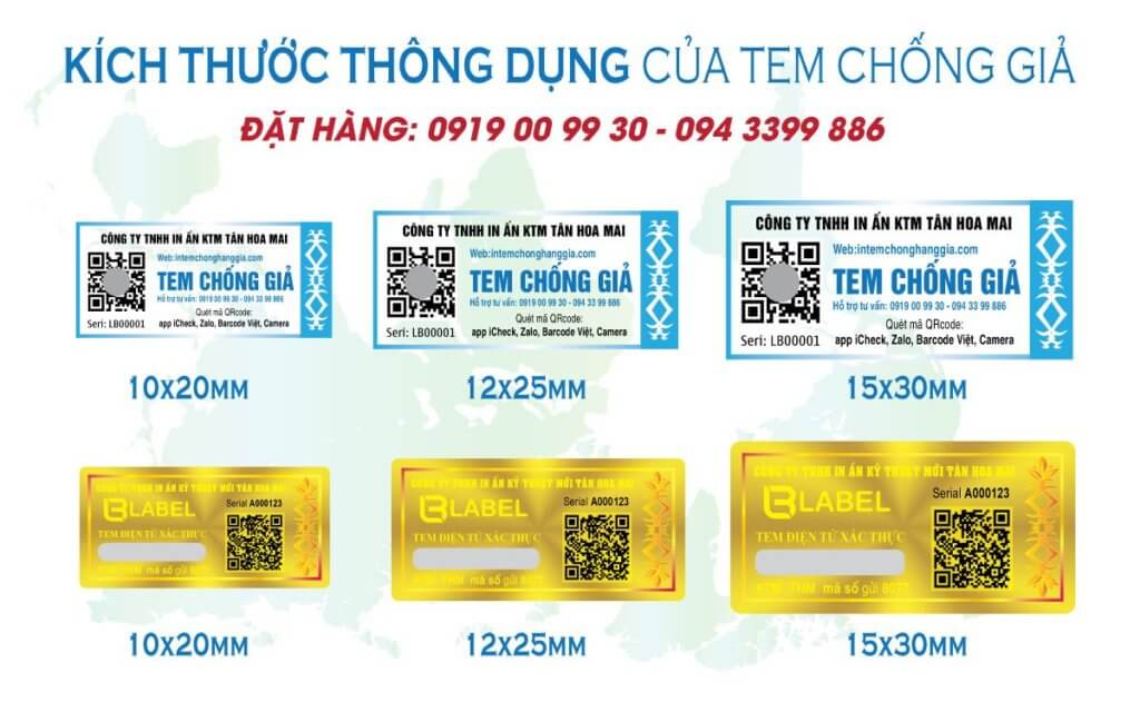 kích thước chuẩn tem chống hàng giả