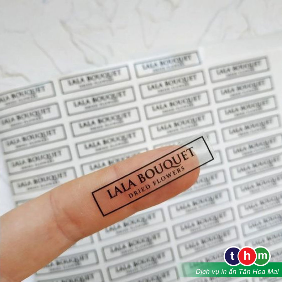 in tem nhãn decal trong suốt tân hoa mai in tem nhãn decal trong suốt tân hoa mai