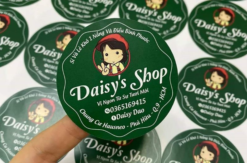 in logo dán tân hoa mai