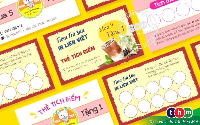 thẻ tích điểm tân hoa mai