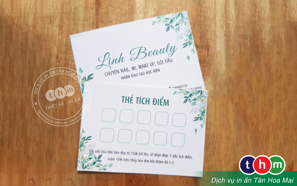 thẻ tích điểm tân hoa mai