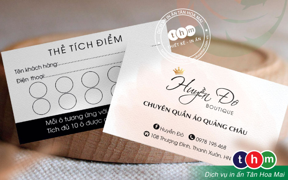 thẻ tích điểm tân hoa mai