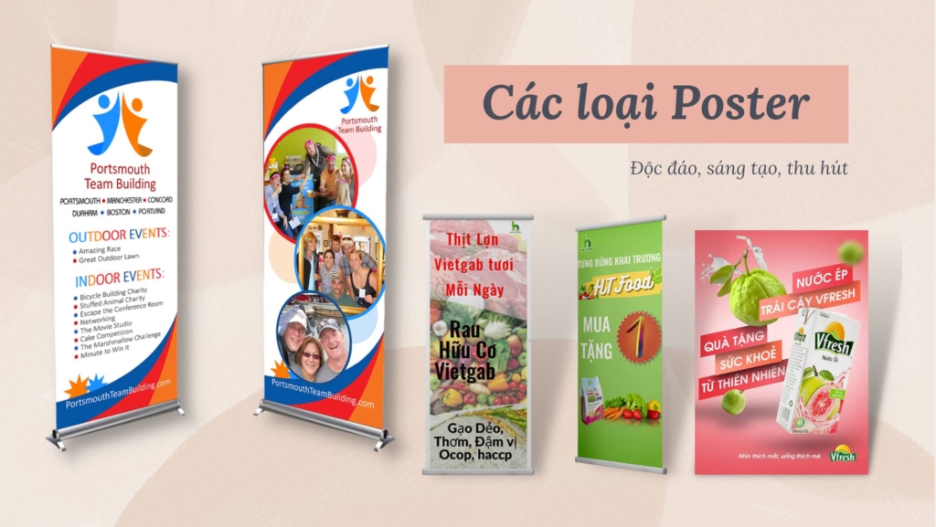 các loại poster phổ biến tanhoamai