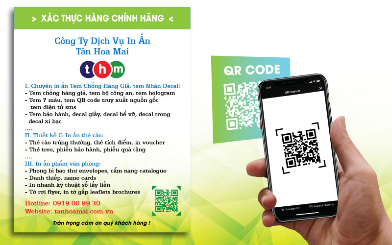 dịch vụ thiết kế mã qr code miễn phí tân hoa mai