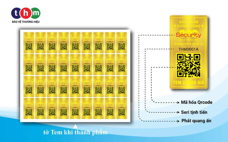 dịch vụ thiết kế tem chống hàng giả hologram tân hoa mai