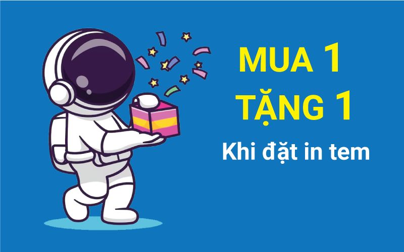 tân hoa mai ưu đãi mua 1 tặng 1 in tem