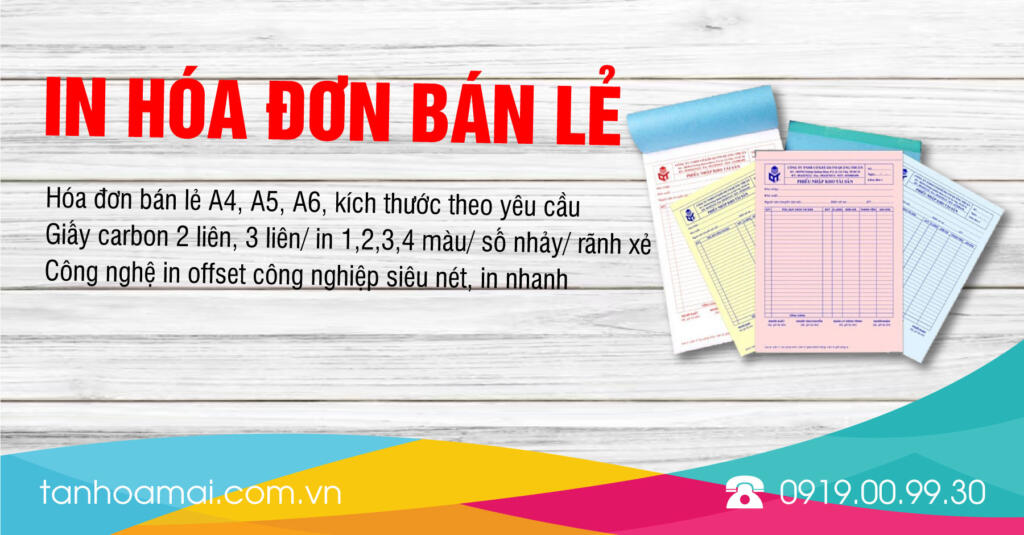 In hóa đơn bán lẻ theo yêu cầu khách hàng In hóa đơn bán lẻ theo yêu cầu khách hàng