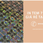 in tem 7 màu giá rẻ tân hoa mai