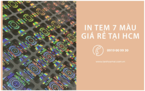 in tem 7 màu giá rẻ tân hoa mai