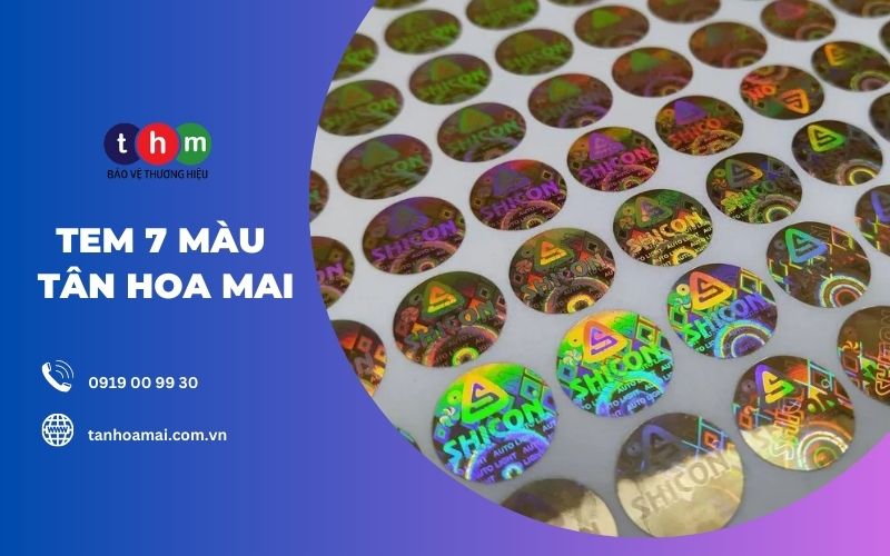 tem 7 màu tân hoa mai tem 7 màu tân hoa mai