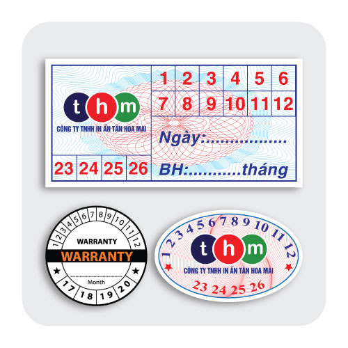 tem bảo hành tân hoa mai