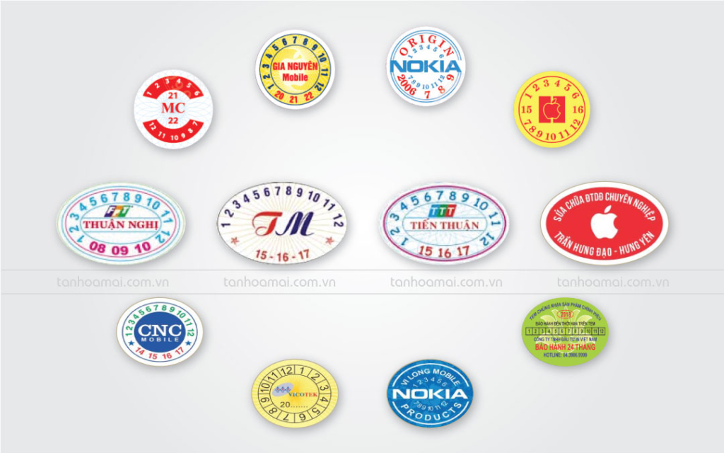 tem bể có nhiều hình dạng và kích thước