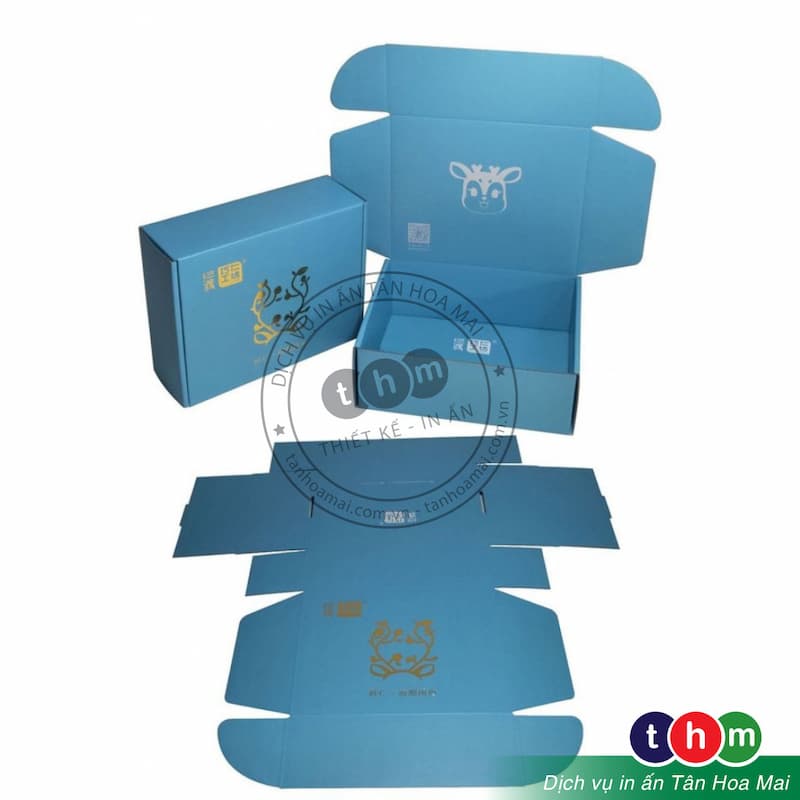 Xưởng in bao bì hộp giấy giá rẻ, in ấn hộp quà, số lượng ít HCM in-hop-giay