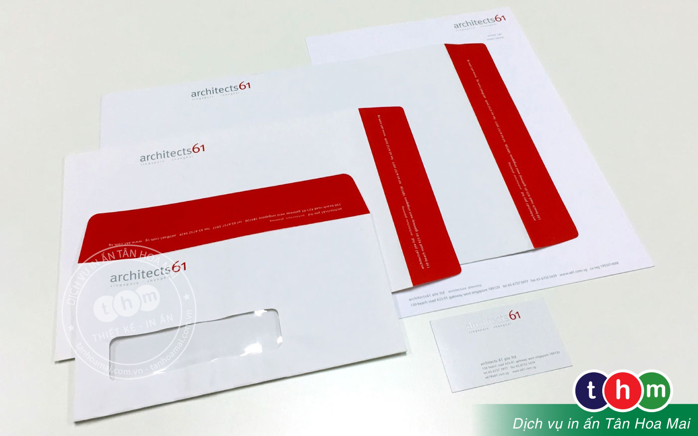In bao thư A4, Bao thư công ty, Bao thư trắng theo yêu cầu Tân Hoa Mai