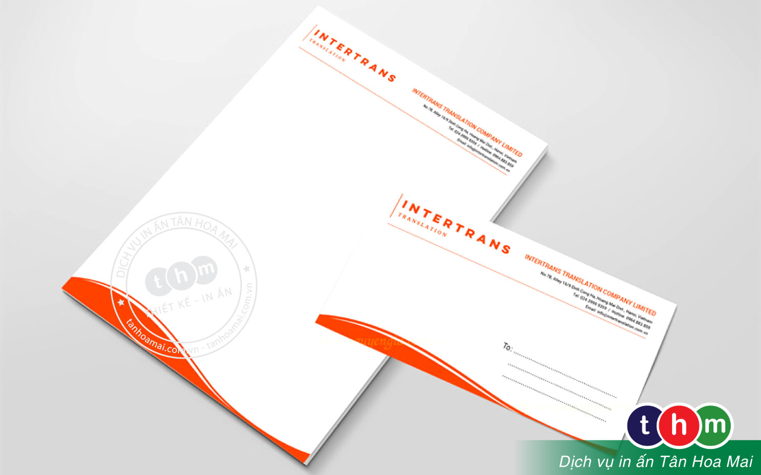 In bao thư A4, Bao thư công ty, Bao thư trắng theo yêu cầu Tân Hoa Mai