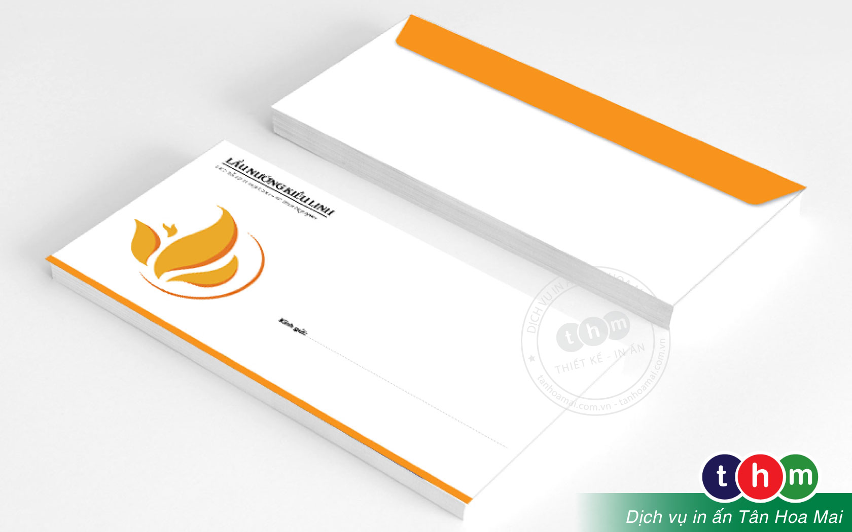 In bao thư A4, Bao thư công ty, Bao thư trắng theo yêu cầu Tân Hoa Mai