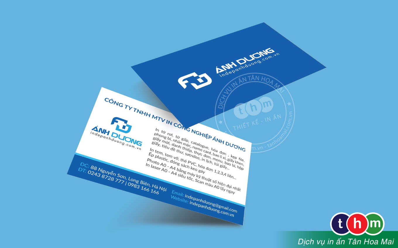 In name card - In danh thiếp, số lượng ít - giá rẻ TPHCM In name card - In danh thiếp, số lượng ít - giá rẻ TPHCM
