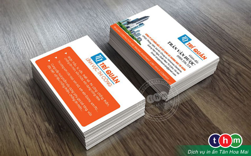 In danh thiếp, số lượng ít - giá rẻ TPHCM In danh thiếp, số lượng ít - giá rẻ TPHCM