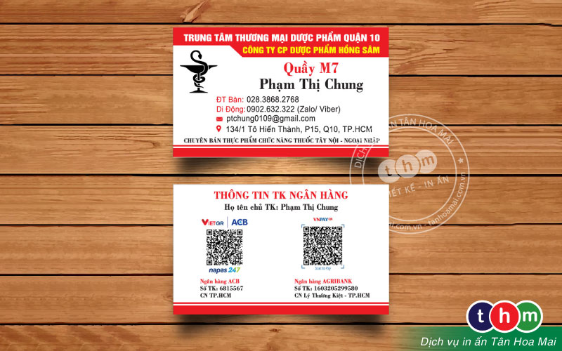 In danh thiếp, số lượng ít - giá rẻ TPHCM In danh thiếp, số lượng ít - giá rẻ TPHCM