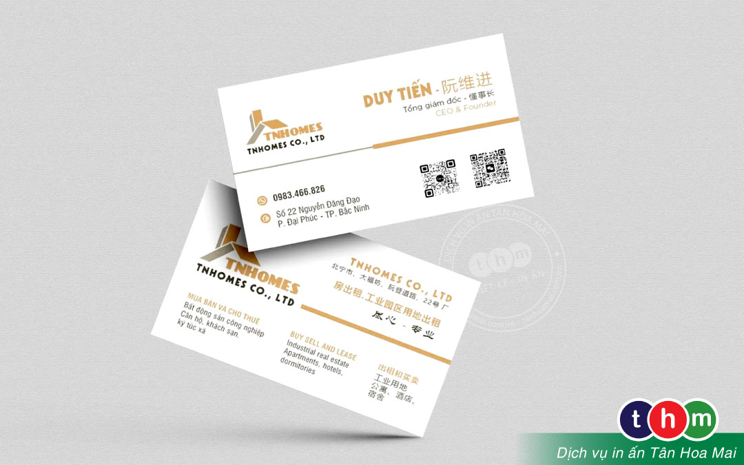 In name card - In danh thiếp, số lượng ít - giá rẻ TPHCM In name card - In danh thiếp, số lượng ít - giá rẻ TPHCM