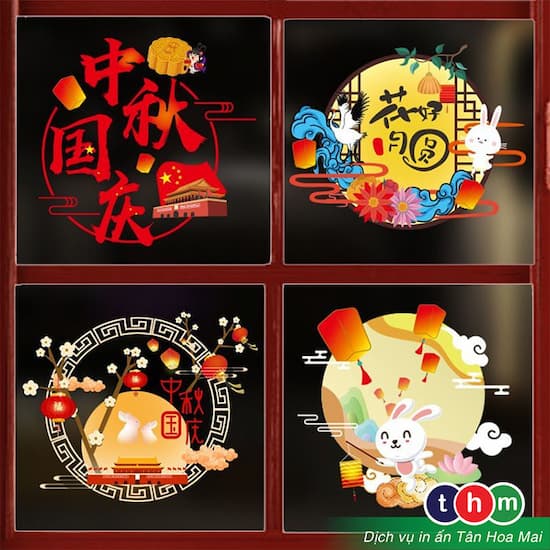 hinh mau decal trang tri trung thu dep mat