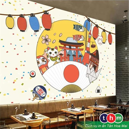 lam dep khong gian chao don tet trung thu bang decal